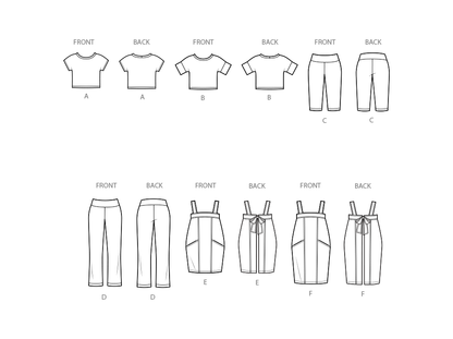 Simplicity S3088 sewing pattern envelope showing aprons