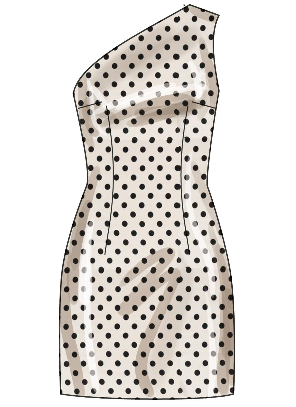 Simplicity S3099 sewing pattern envelope showing a dress