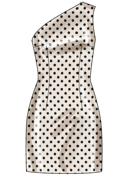 Simplicity S3099 sewing pattern envelope showing a dress