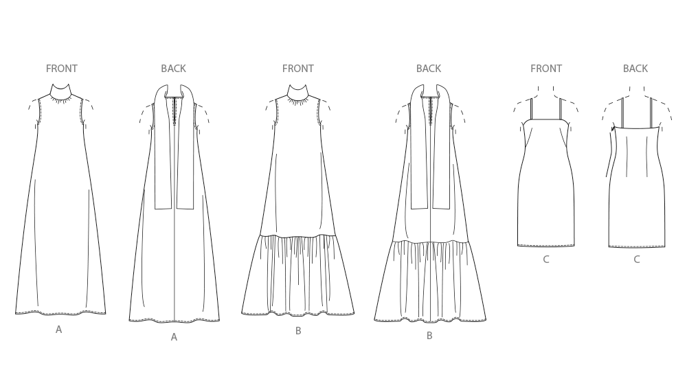 Simplicity S3100 sewing pattern envelope showing a special occasion top with a tie collar