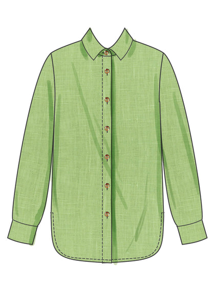 Simplicity S3101 sewing pattern envelope showing tops and waistcoats
