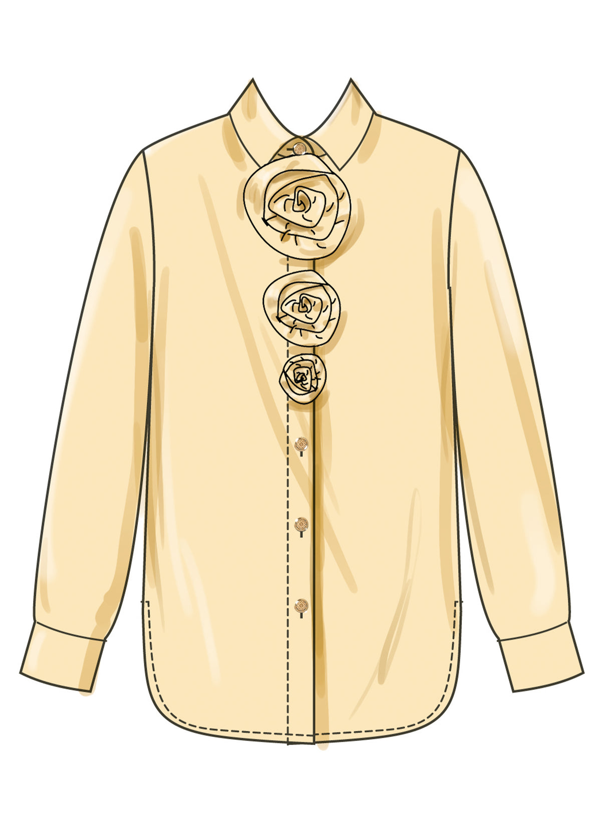 Simplicity S3101 sewing pattern envelope showing tops and waistcoats