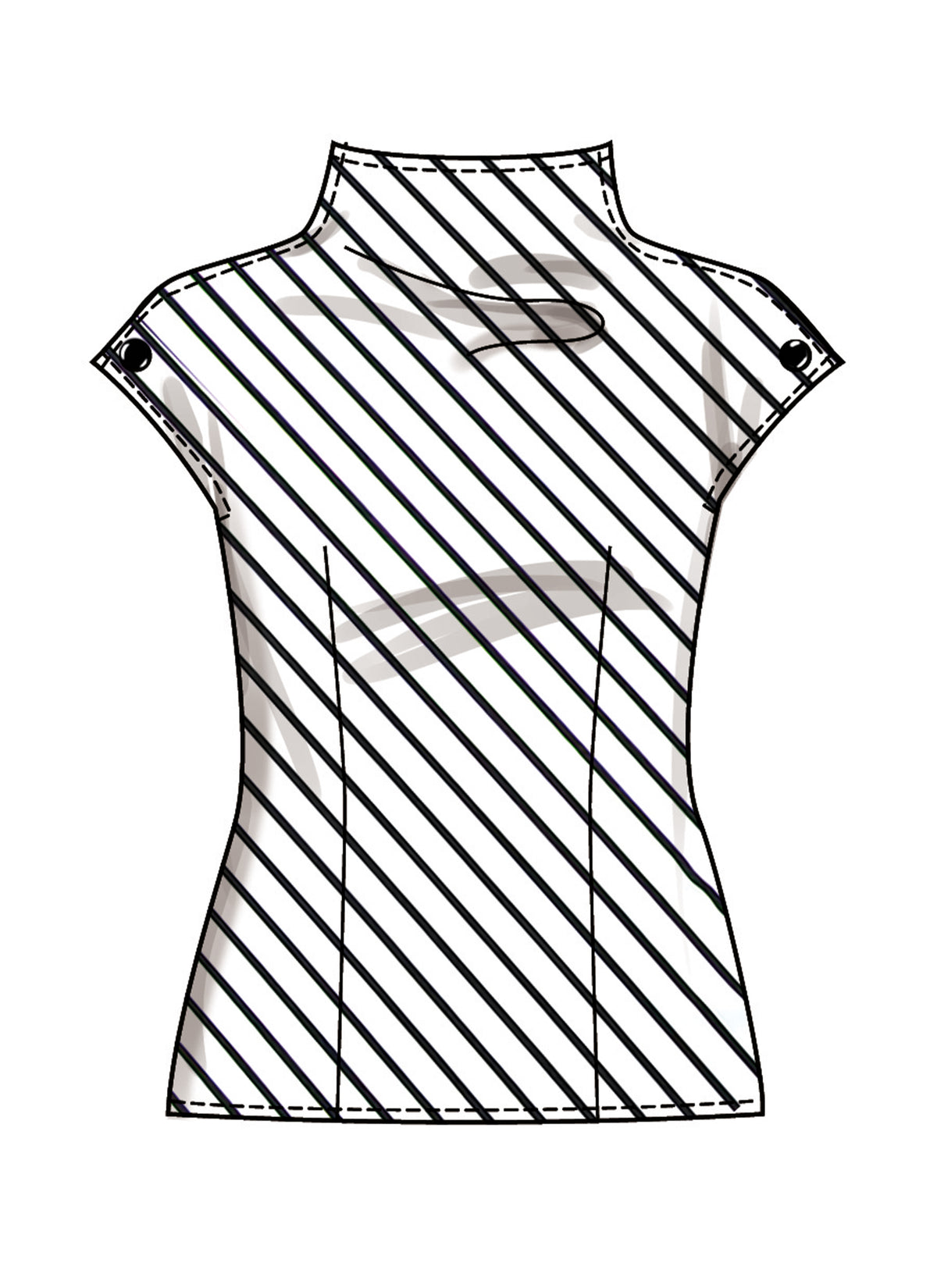 Simplicity S3103 sewing pattern envelope showing tops and waistcoats
