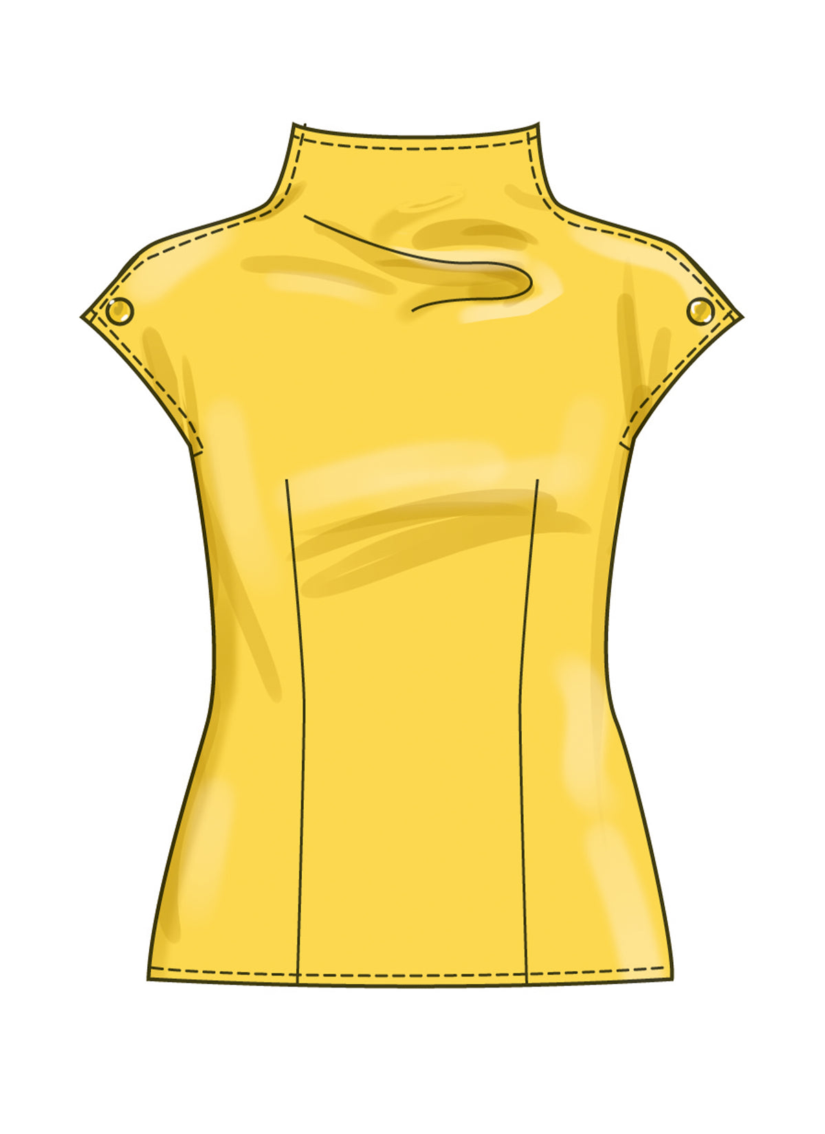 Simplicity S3103 sewing pattern envelope showing tops and waistcoats