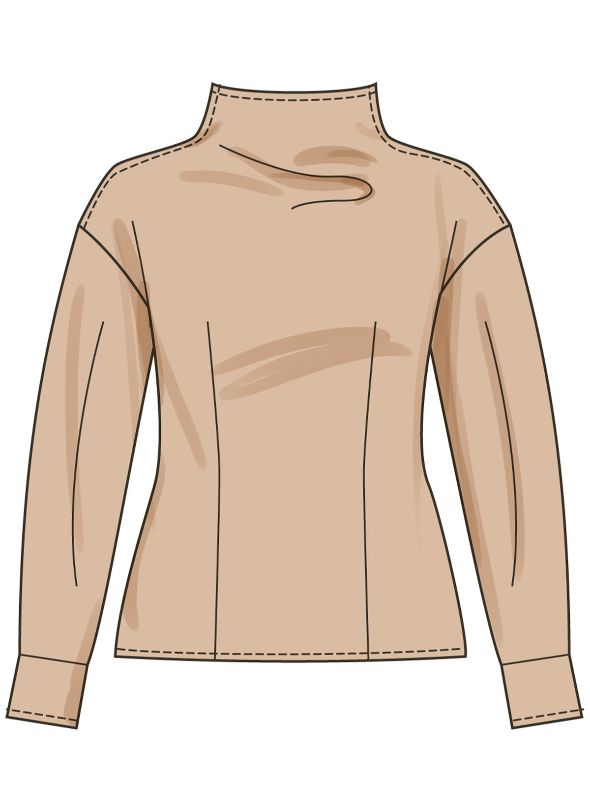 Simplicity S3103 sewing pattern envelope showing tops and waistcoats