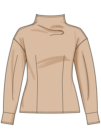 Simplicity S3103 sewing pattern envelope showing tops and waistcoats