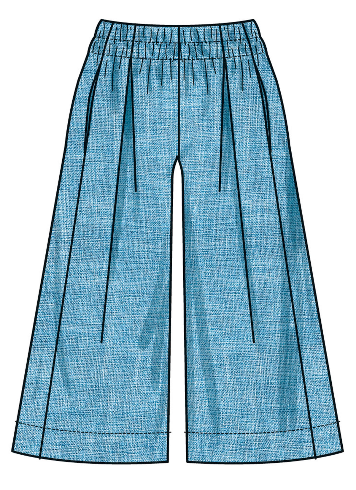 Simplicity S3105 pattern envelope showing a woman wearing a skirt and trousers