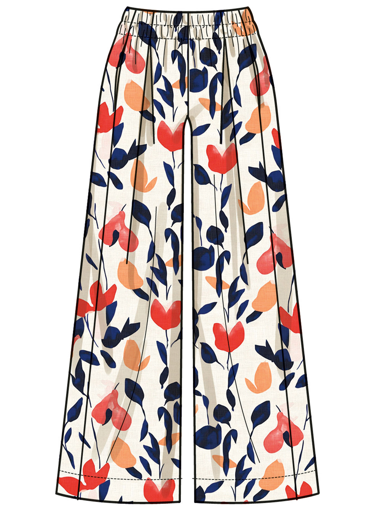 Simplicity S3105 pattern envelope showing a woman wearing a skirt and trousers