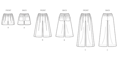Simplicity S3105 pattern envelope showing a woman wearing a skirt and trousers