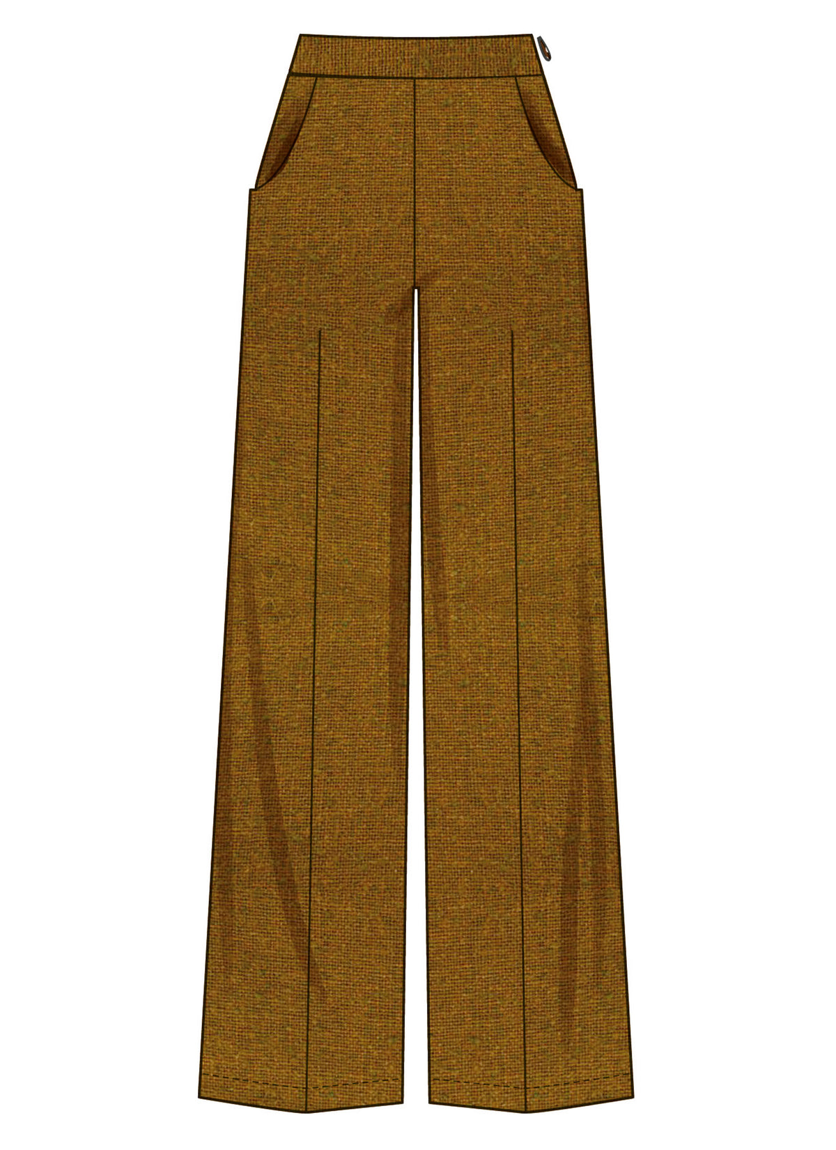 Simplicity S3108 pattern envelope showing women in button front casual wear