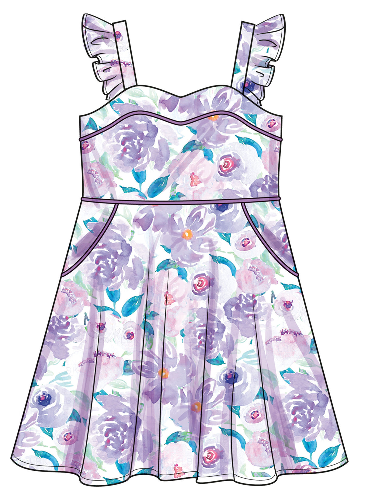 Simplicity S3112 pattern envelope showing toddlers in casual outfits