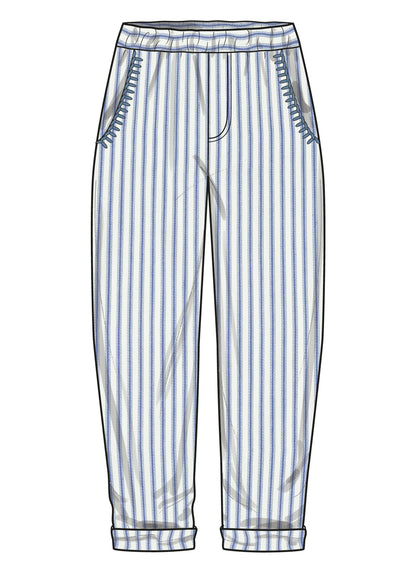 Simplicity S3113 pattern envelope showing girls in casual outfits