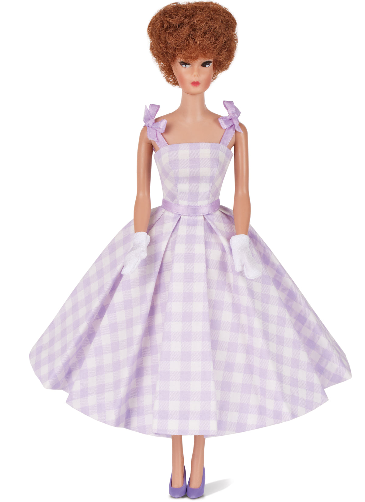 Simplicity S3124 pattern envelope showing doll clothes in 1950s style