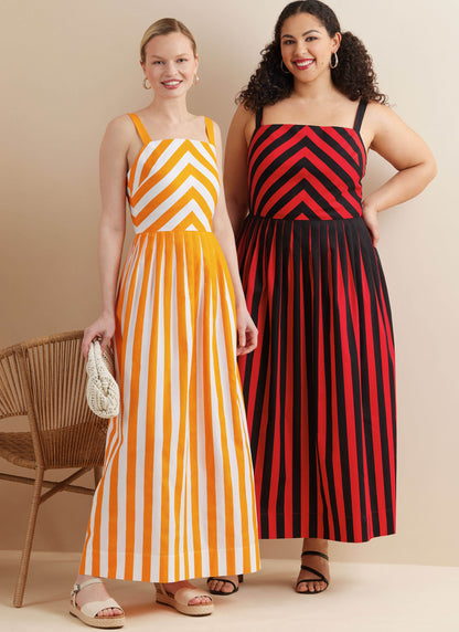 Simplicity S3131 sewing pattern envelope showing a dress