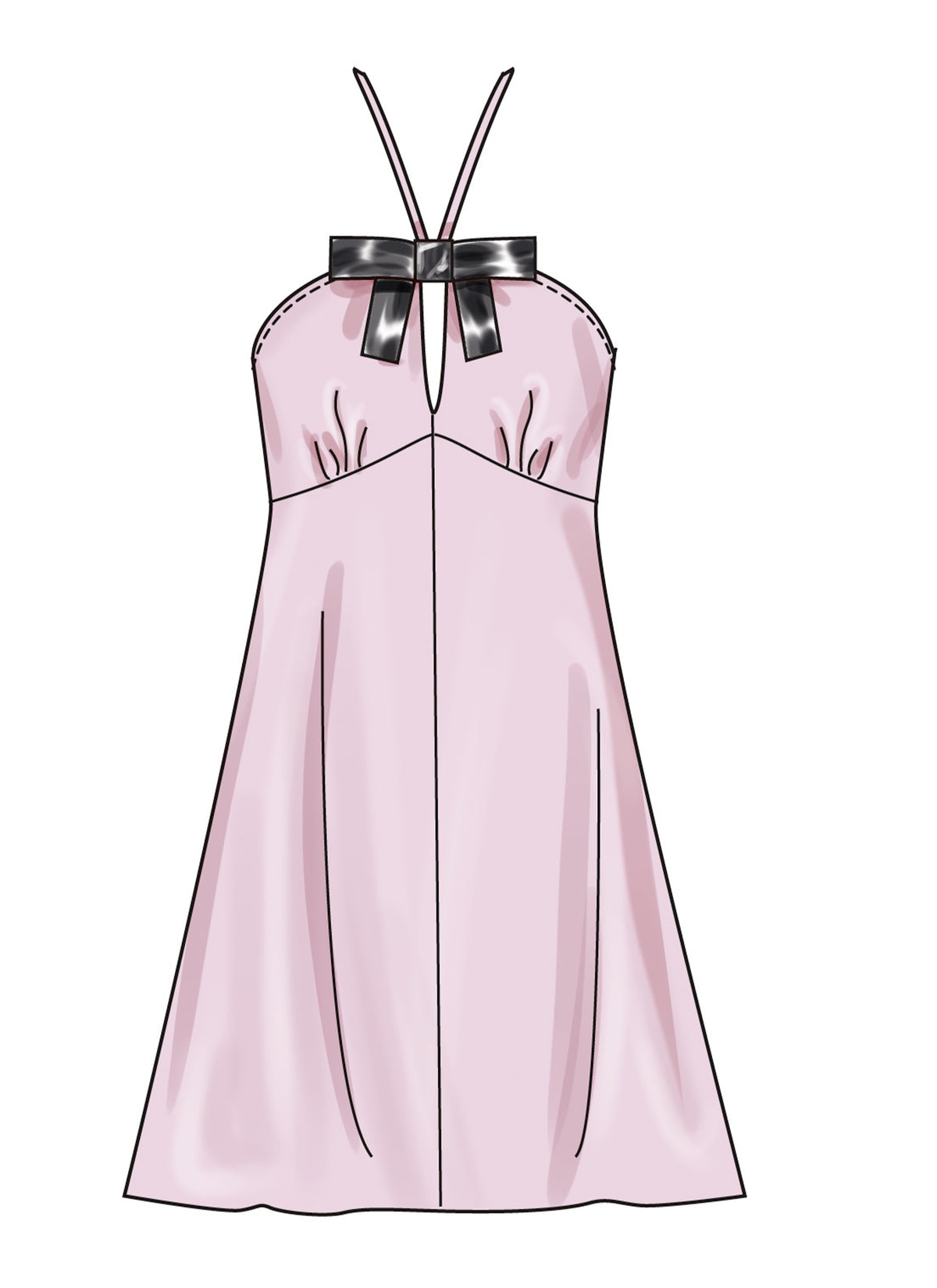 Simplicity S3133 sewing pattern envelope showing a special occasion dress