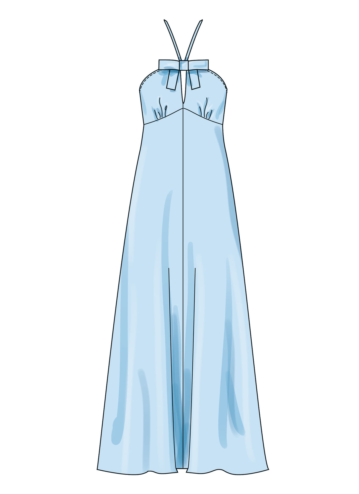 Simplicity S3133 sewing pattern envelope showing a special occasion dress
