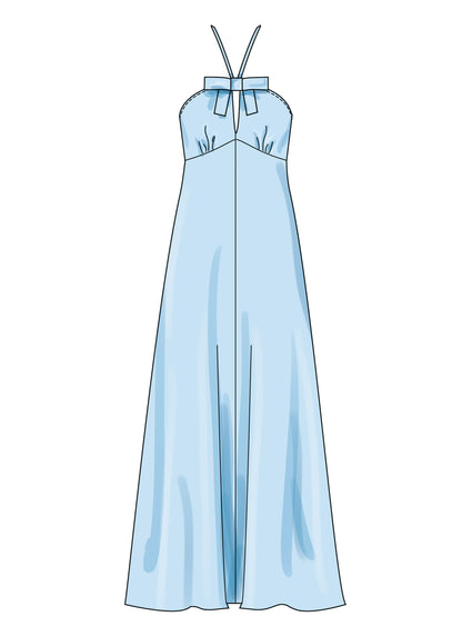 Simplicity S3133 sewing pattern envelope showing a special occasion dress