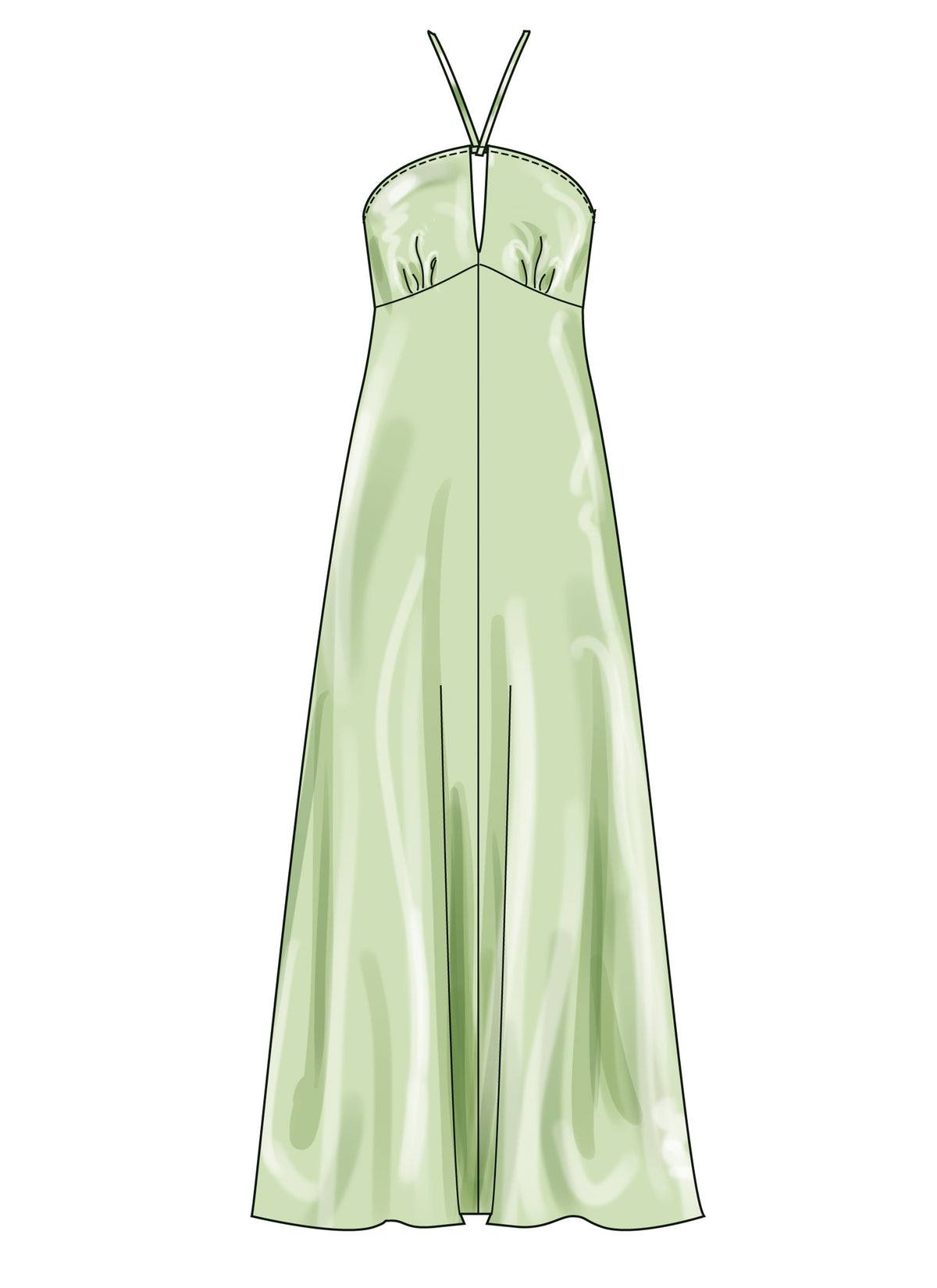 Simplicity S3133 sewing pattern envelope showing a special occasion dress