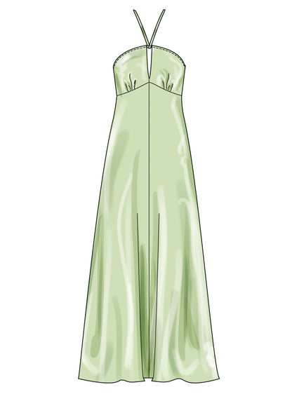 Simplicity S3133 sewing pattern envelope showing a special occasion dress
