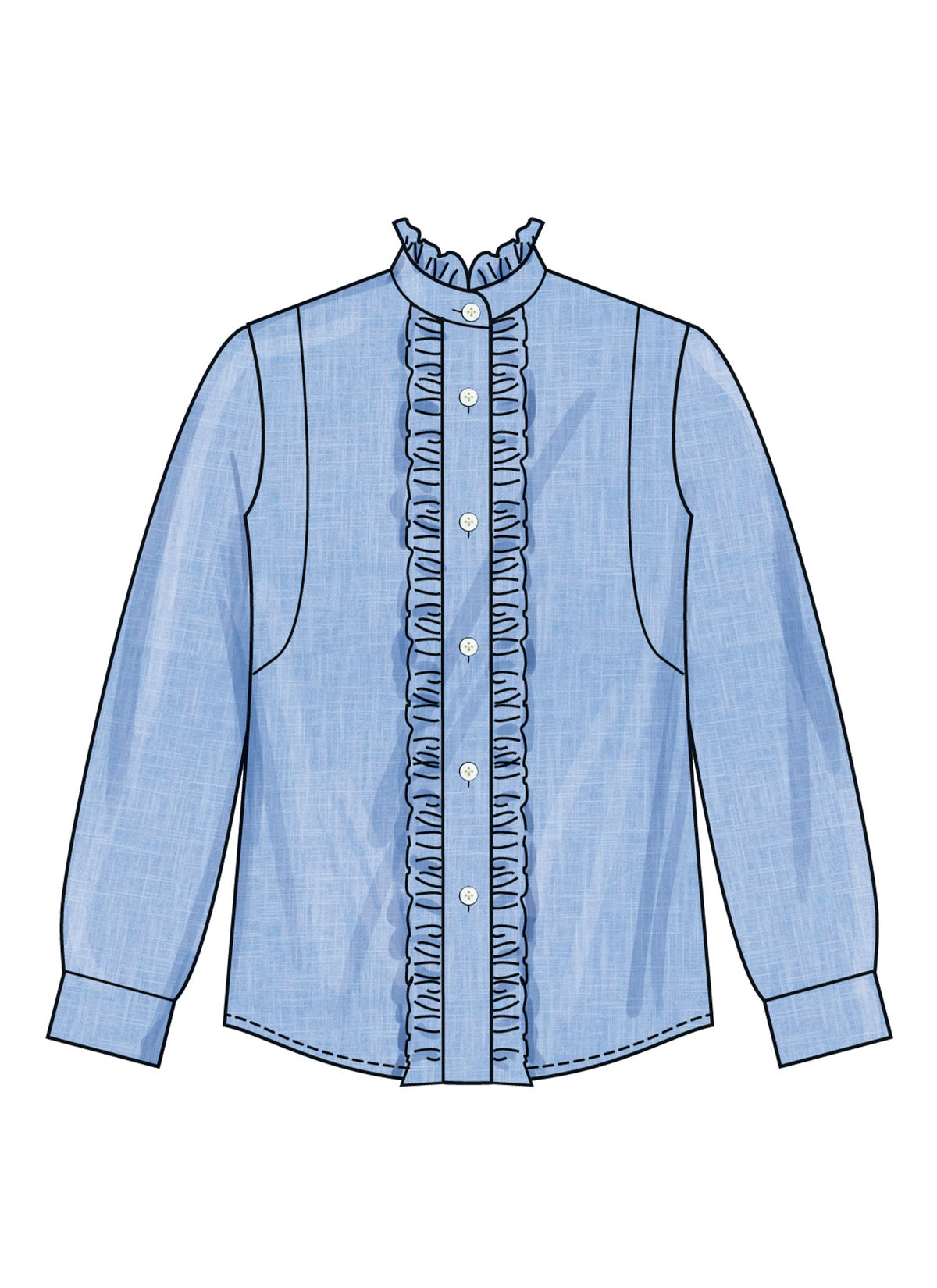 Simplicity S3134 sewing pattern envelope showing a top or waistcoat