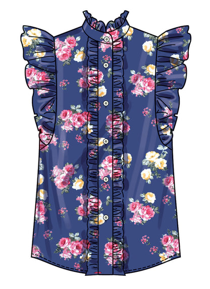 Simplicity S3134 sewing pattern envelope showing a top or waistcoat