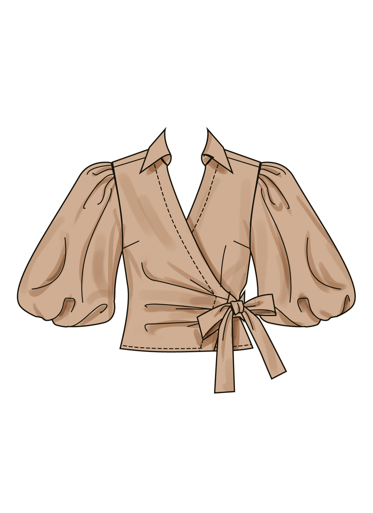 Simplicity S3135 sewing pattern envelope showing a top or waistcoat