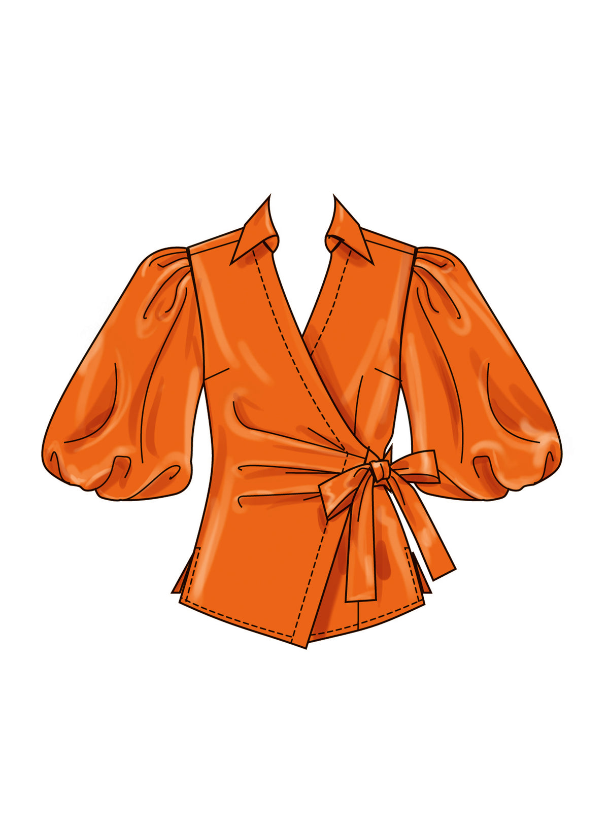 Simplicity S3135 sewing pattern envelope showing a top or waistcoat