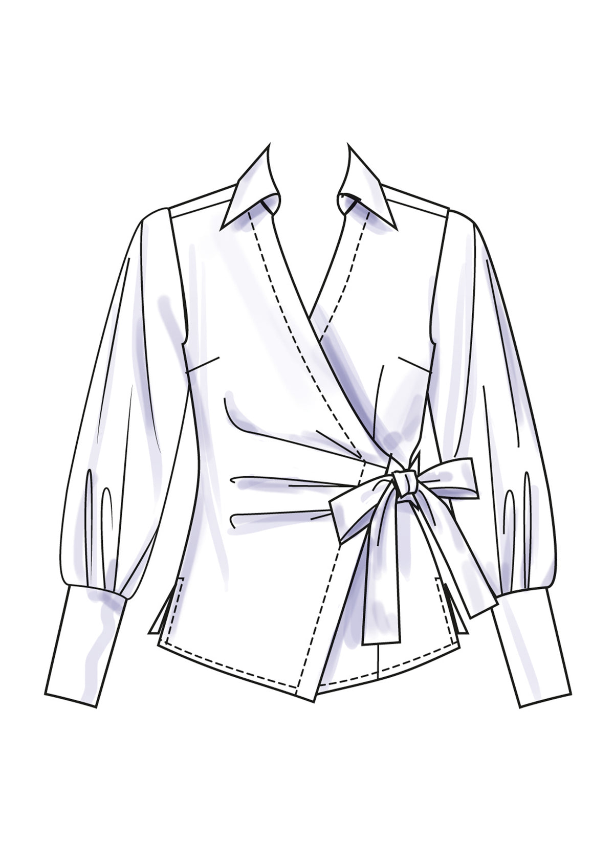 Simplicity S3135 sewing pattern envelope showing a top or waistcoat