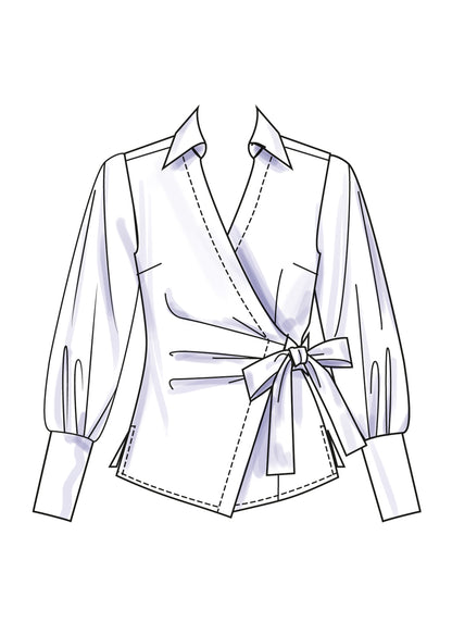 Simplicity S3135 sewing pattern envelope showing a top or waistcoat
