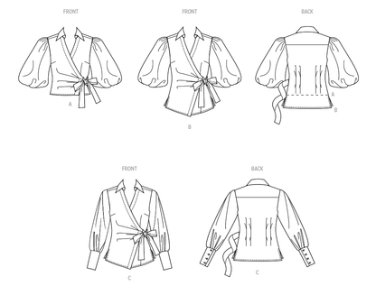 Simplicity S3135 sewing pattern envelope showing a top or waistcoat