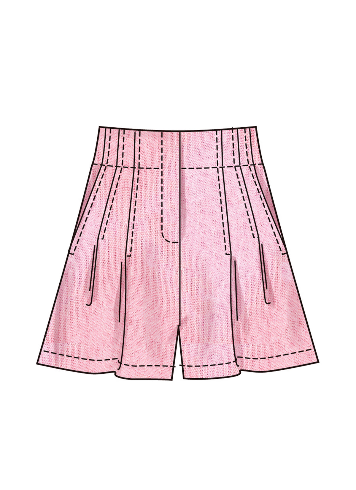 Simplicity S3137 sewing pattern envelope showing a skirt or trousers