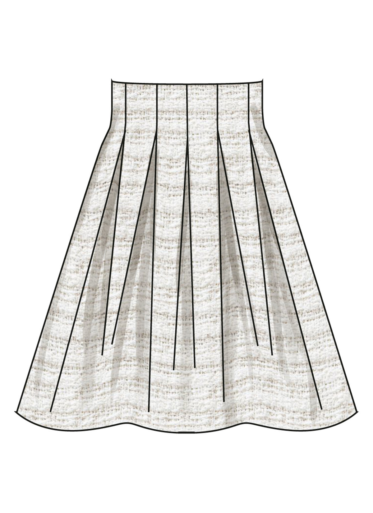 Simplicity S3139 sewing pattern envelope showing a skirt or trousers