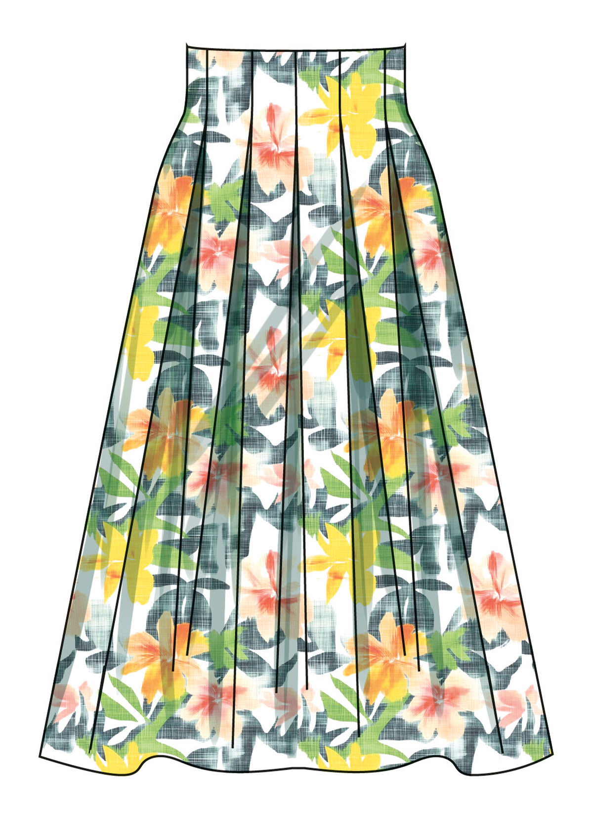 Simplicity S3139 sewing pattern envelope showing a skirt or trousers