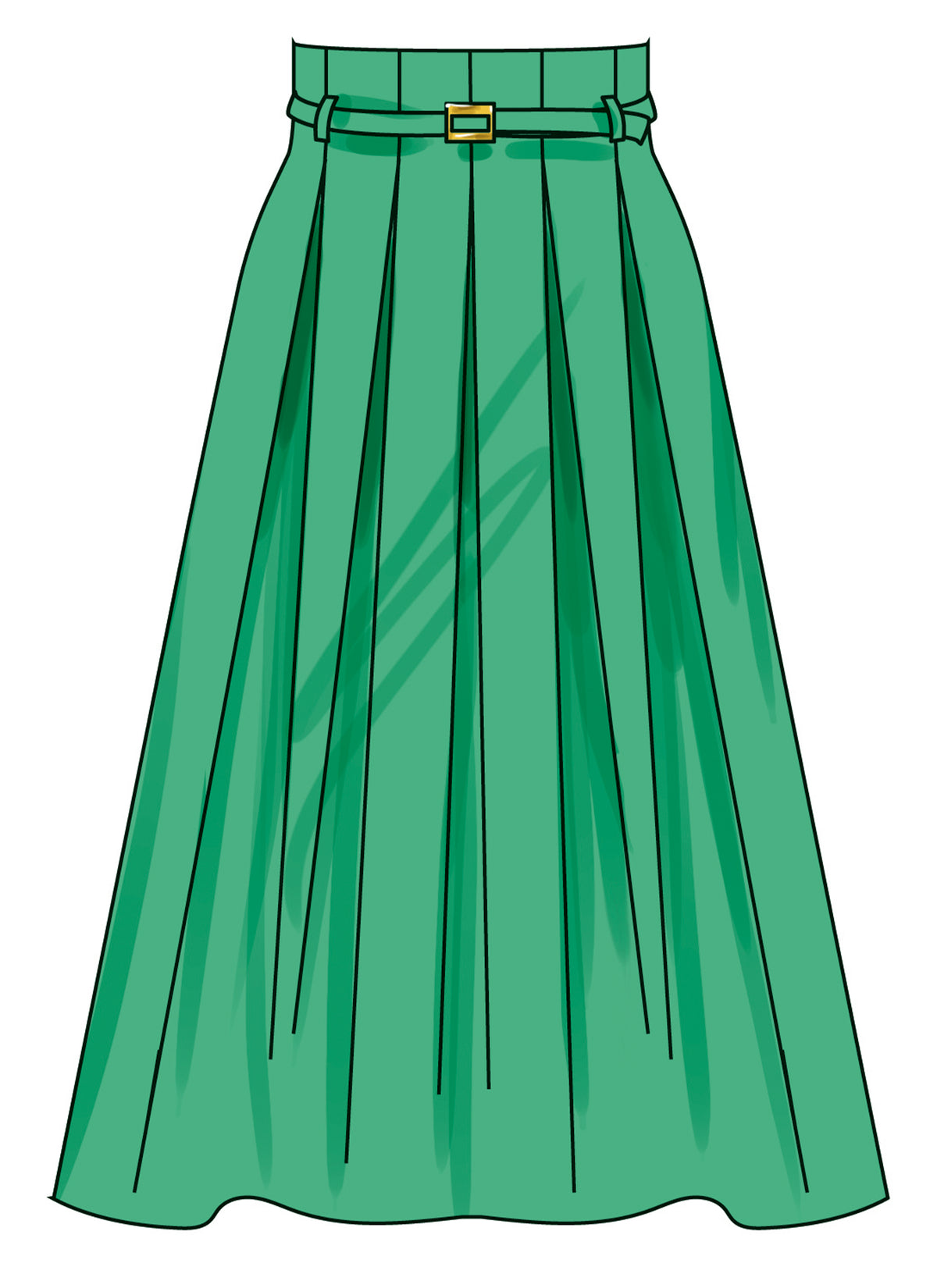 Simplicity S3139 sewing pattern envelope showing a skirt or trousers