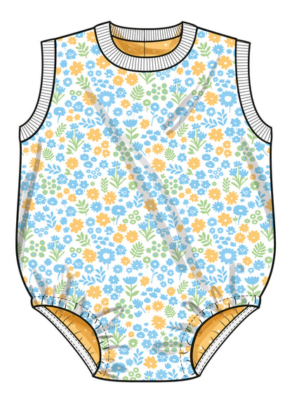 Simplicity S3144 sewing pattern envelope showing baby casual wear