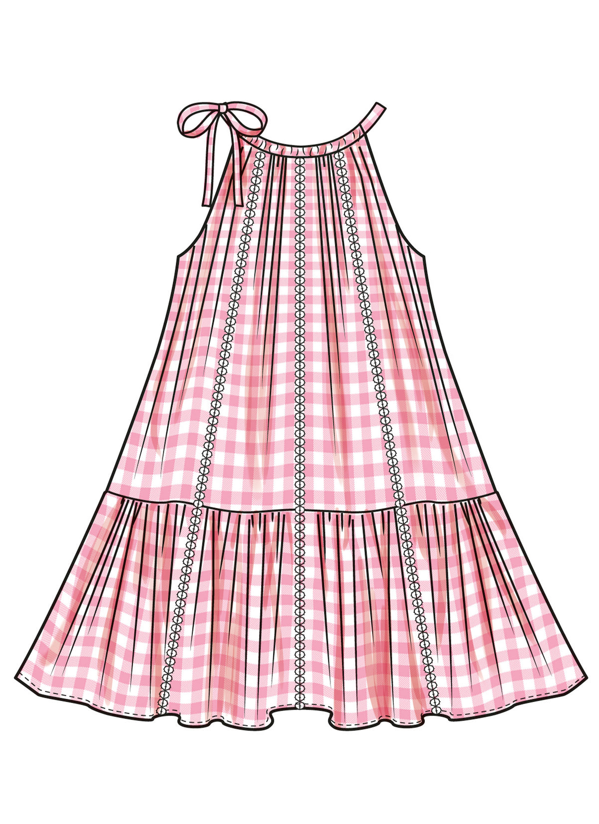 Simplicity S3146 sewing pattern envelope showing a dress