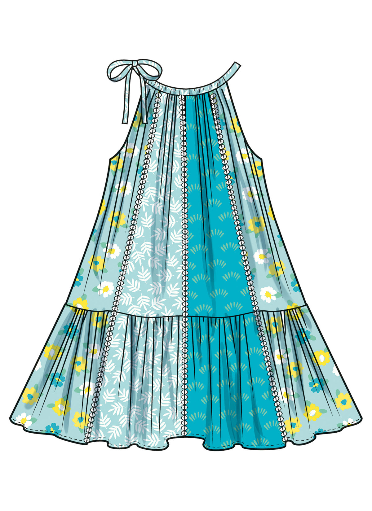 Simplicity S3146 sewing pattern envelope showing a dress