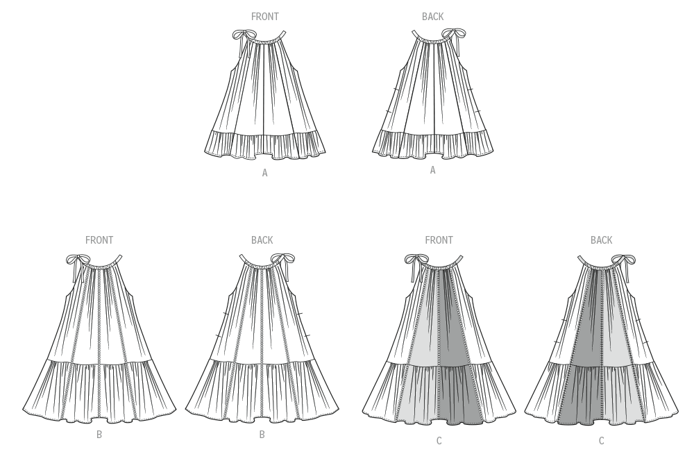 Simplicity S3146 sewing pattern envelope showing a dress