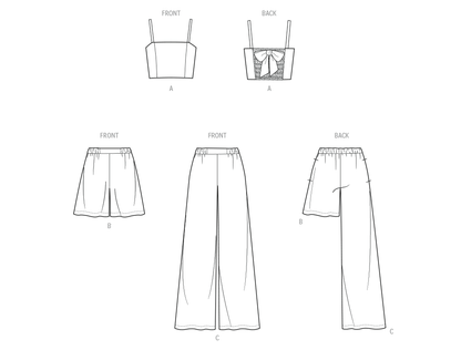 Simplicity S3149 sewing pattern envelope showing casual wear