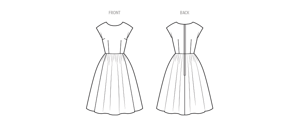 Simplicity S3153 sewing pattern envelope showing a 1960s style one-piece jiffy dress