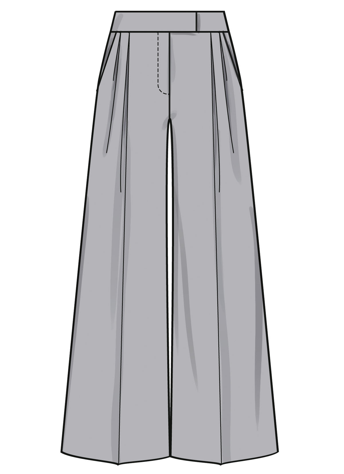 Simplicity S3170 pattern envelope showing a fly front skirt and trousers