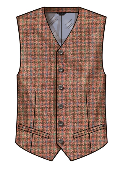 Simplicity S3172 pattern envelope showing a buttoned waistcoat