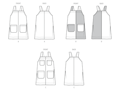 Simplicity S3174 pattern envelope showing a girls' dress with shoulder straps