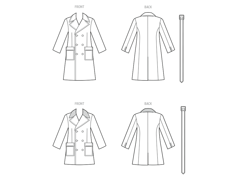 Simplicity S3177 pattern envelope showing a vintage 1970s men's overcoat