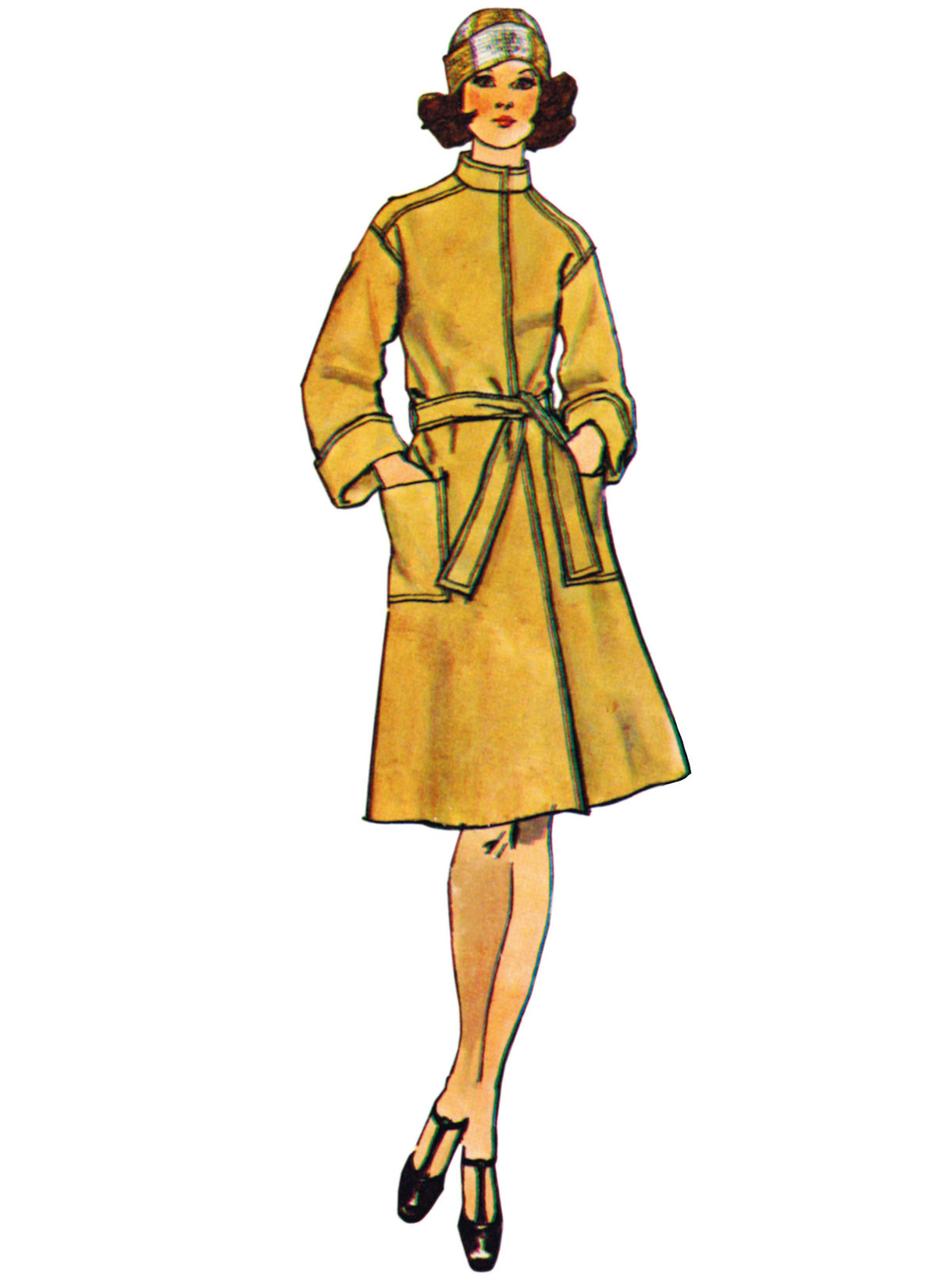 Simplicity S3178 pattern envelope showing vintage misses' jiffy coats