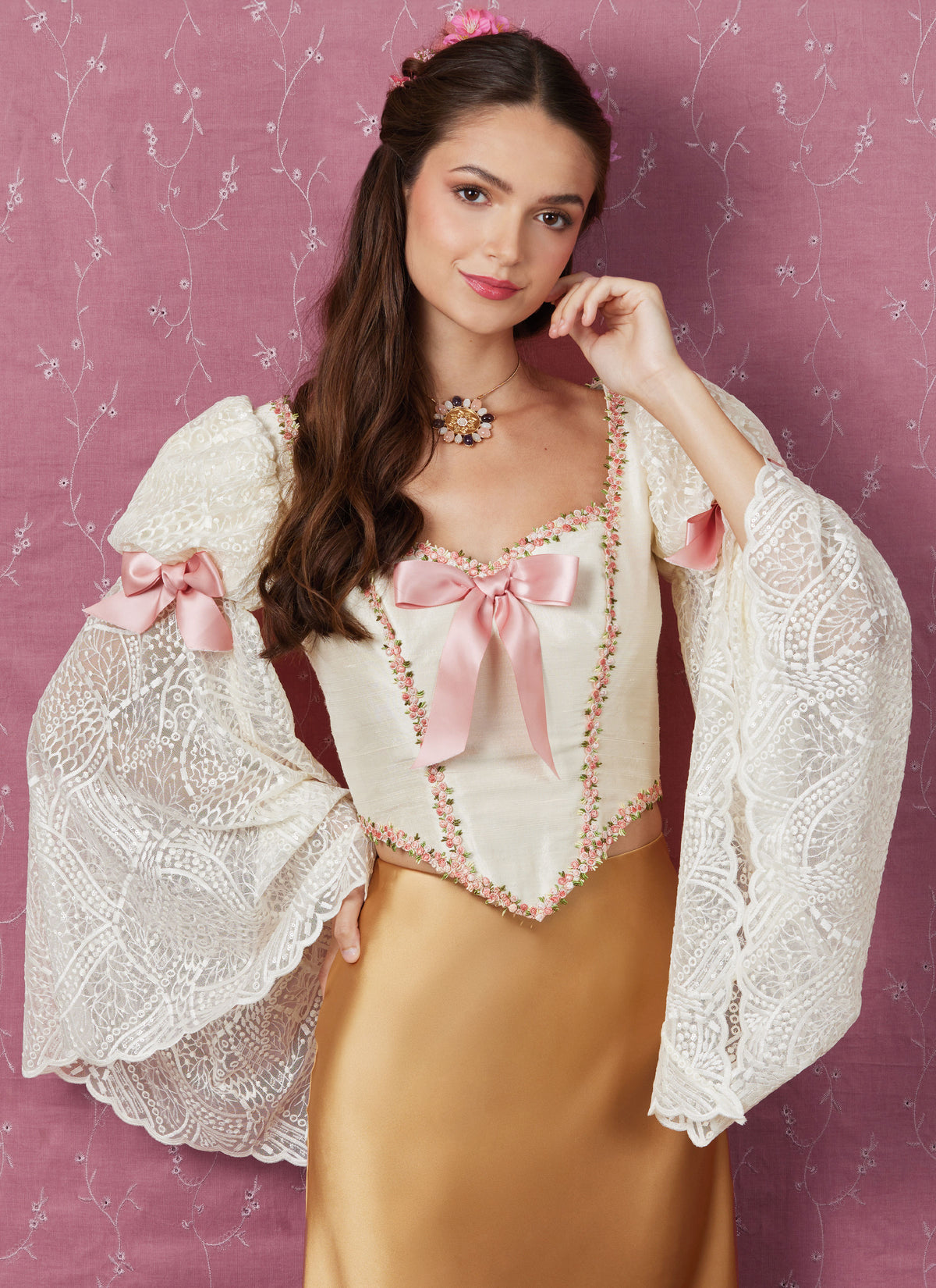 Simplicity S3191 pattern envelope showing costumes with Basque bodices