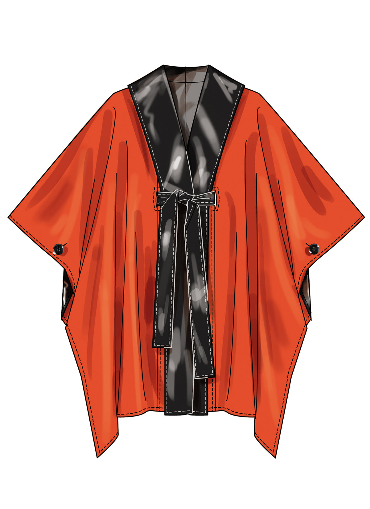 Simplicity S3197 pattern envelope showing open front jackets