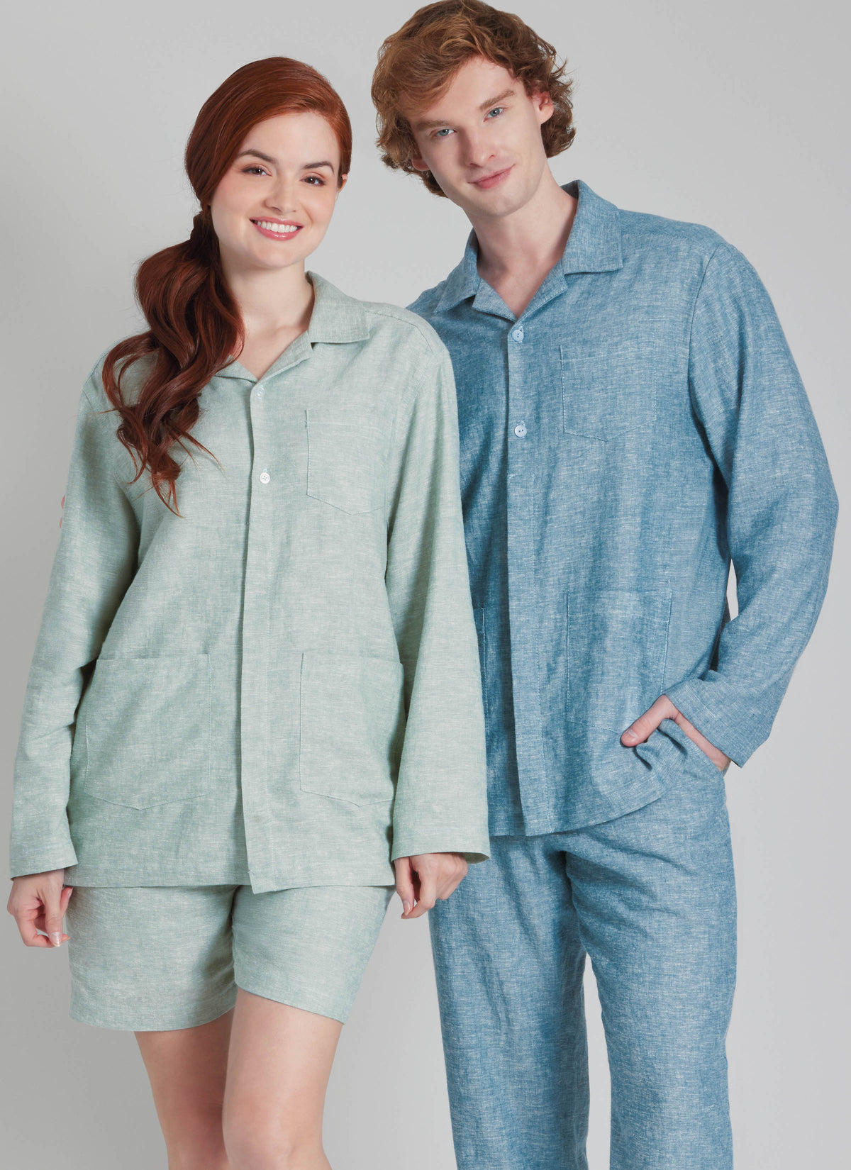 Simplicity S3204 pattern envelope showing unisex pyjamas