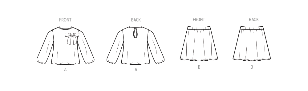Simplicity S3210 pattern envelope showing girls' sequin two-piece dresses