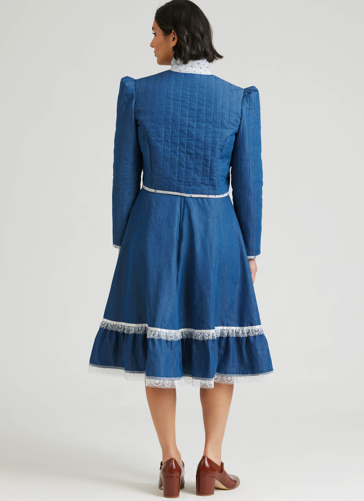 Simplicity S3214 vintage 1980s Gunne Sax skirt, blouse and jacket pattern envelope